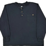 Dickies Long Sleeve T-Shirt - 2XL Black Cotton