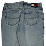Tommy Hilfiger Double Knee Jeans - 34W 30L Light Wash Denim