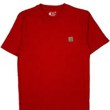 Carhartt T-Shirt - Small Red Cotton