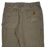 Carhartt Carpenter Trousers - 36W 30L Khaki Cotton