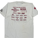 Ford Racing Jerzees Single Stitch T-Shirt - XL White Cotton