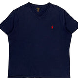 Polo By Ralph Lauren T-Shirt - Large Navy Cotton