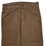 Dickies Carpenter Pants - 36W 30L Brown Cotton