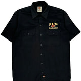 Dickies Graphic Short Sleeve Shirt - Medium Black Cotton