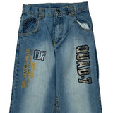 Unbranded Graphic Jeans - 25W 25L Blue Cotton