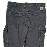 Carhartt Cargo Trousers - 34W 30L Grey Cotton