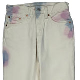 Levis 501 Tie-Dye Jeans - 28W 30L Multicoloured Cotton