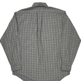 Ralph Lauren Checked Flannel Shirt - Medium Gray Cotton