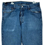 501 Levis Jeans - 34W 30L Blue Denim