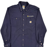 Public Works Traffic Engineering Carhartt Shirt - XL Navy Cotton