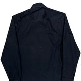 Coogi Contrast Stitch Shirt - Medium Navy Cotton