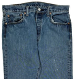 501 Levis Jeans - 32W 31L Blue Denim