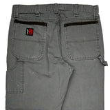 Wrangler Carpenter Pants - 34W 32L Gray Cotton