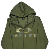 Oakley Camo Hoodie - XL Green Cotton