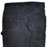 Dickies Double Knee Carpenter Pants - 38W 32L Gray Cotton