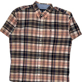 Tommy Hilfiger Checked Short Sleeve Shirt - 2XL Multicoloured Cotton