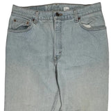 Made In USA Levis 550 Jeans - 33W UK 16 Light Wash Cotton