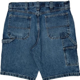 Wrangler Denim Shorts - 34W 10L Blue Cotton