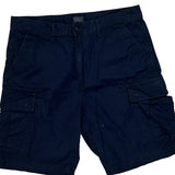 Levis Cargo Shorts - 34W 11L Navy Cotton