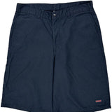 Dickies Cargo Shorts - 34W 12L Navy Cotton