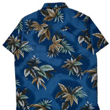 Unbranded Floral Hawaiian Shirt - Large Brown Cotton