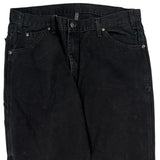 Dickies Carpenter Trousers - 34W 32L Black Cotton