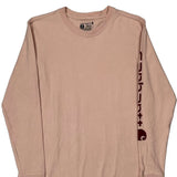 Carhartt Long Sleeve T-Shirt - Medium Pink Cotton