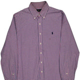 Ralph Lauren Checked Shirt - Medium Multicoloured Cotton