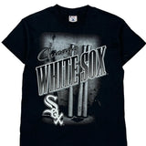 Chicago White Sox Delta Single Stitch T-Shirt - Large Black Cotton