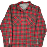 Oakley Checked Shirt Jacket - XL Red Cotton