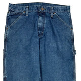 Wrangler Carpenter Jeans - 33W 34L Blue Cotton
