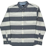 Tommy Hilfiger Striped Shirt - XL Gray Cotton