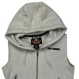 An American Legend Harley Davidson Vest - Small White Cotton