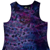 Harley Davidson Tie-Dye Tank Top - 2XL Multicoloured Cotton