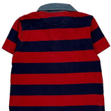 Age 24 Months Ralph Lauren Striped Polo Shirt - 3XS Red Cotton