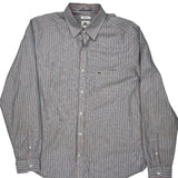 Lacoste Striped Shirt - Large Multicoloured Cotton