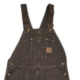 Carhartt Double Knee Overalls - 36W 30L Brown Cotton