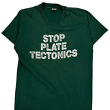 Humorous Slogan Fruit Of The Loom Single Stitch T-Shirt - XL Green Cotton