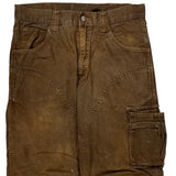 Unbranded Carpenter Pants - 32W 30L Brown Cotton