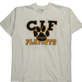 Cif Division Playoffs Fruit Of The Loom Single Stitch T-Shirt - 2XL White Cotton