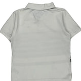 Age 8 Tommy Hilfiger Striped Polo Shirt - Small Blue Cotton