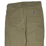 Carhartt Carpenter Trousers - 34W 34L Khaki Cotton