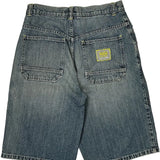 Sean John Cargo Denim Shorts - 28W 11L Light Wash Cotton