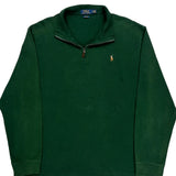 Polo By Ralph Lauren 1/4 Zip - XL Green Cotton