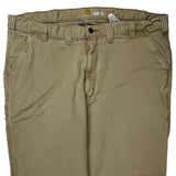 Carhartt Carpenter Trousers - 40W 32L Khaki Cotton