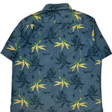 Croft & Barrow Floral Hawaiian Shirt - XL Blue Cotton