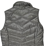 550 Fill The North Face Puffer Vest - Small Gray Polyester