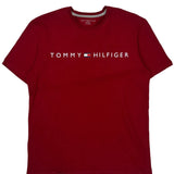 Tommy Hilfiger T-Shirt - XL Red Cotton
