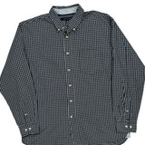 Tommy Hilfiger Checked Shirt - Large Navy Cotton