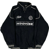 H&M Track Jacket - Large Black Polyester